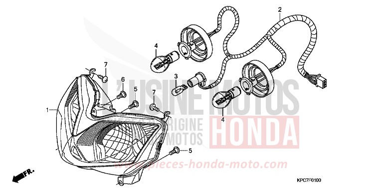 PROJECTEUR de Varadero 125 SHASTA WHITE (NH138) de 2010